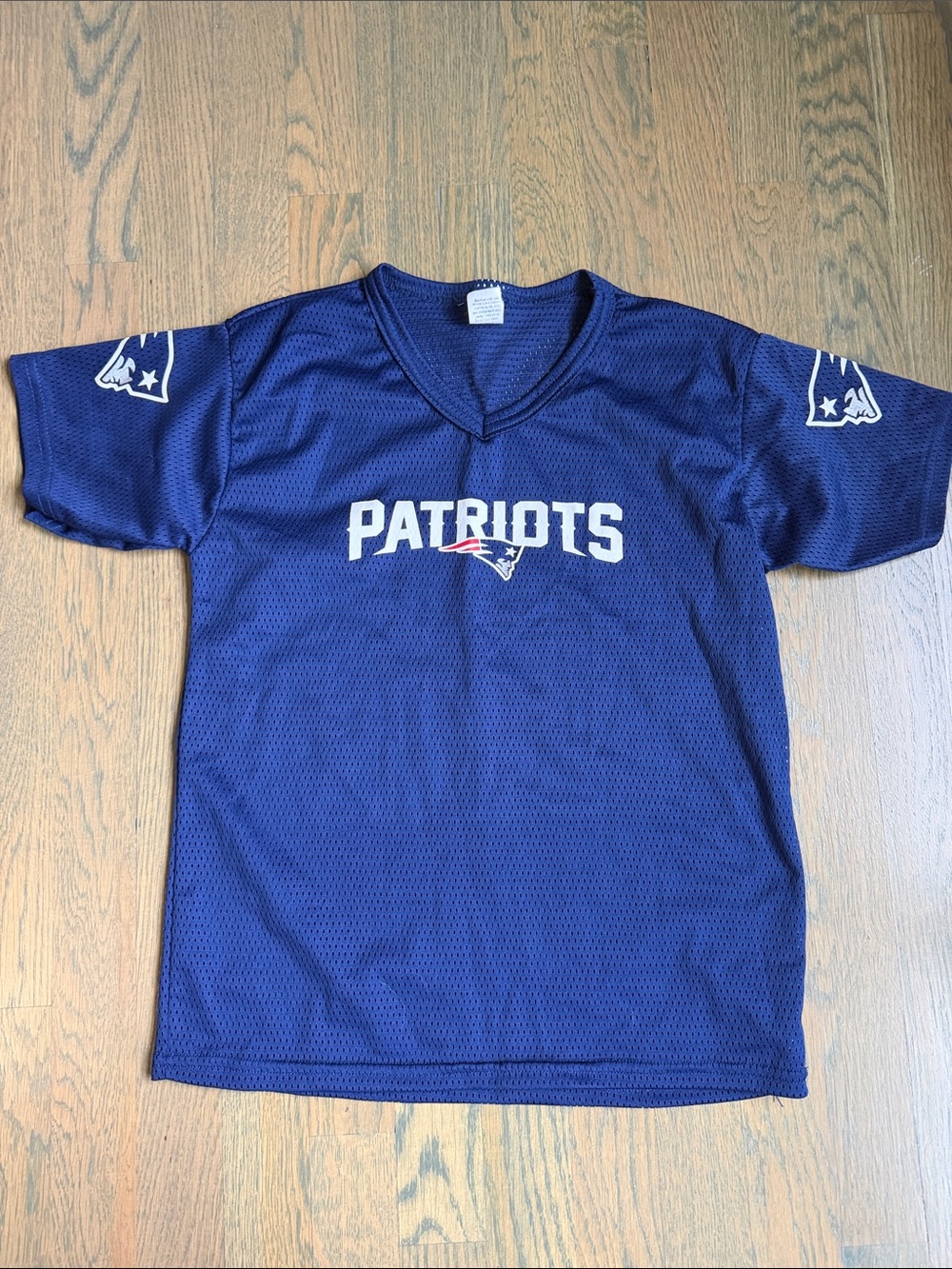 Kids Patriots Short-Sleeve Jersey Tee - Navy Blue